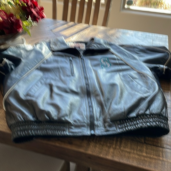 Seattle Mariners leather jacket men’s - Picture 10 of 10
